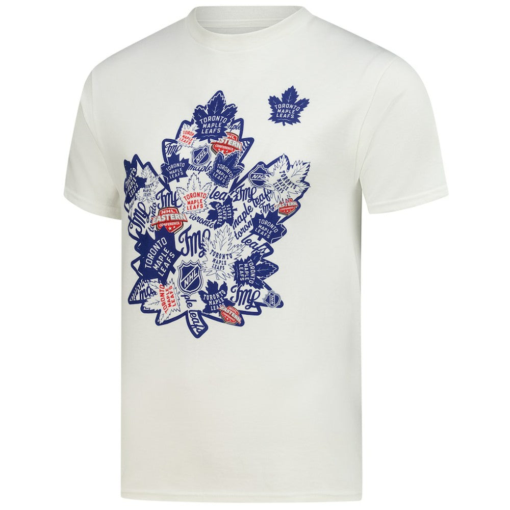 Toronto Maple Leafs Starter Logo Collage T-Shirt For Sale
