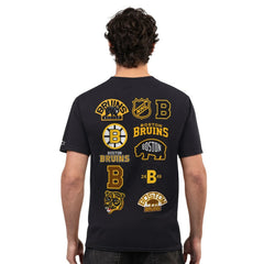 Boston Bruins Starter Logo Collage T-Shirt Discount