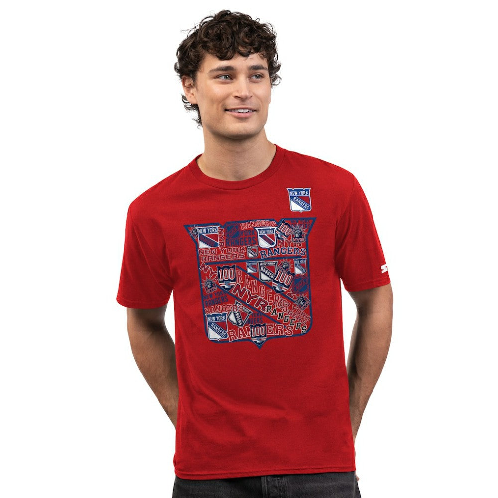 New York Rangers Starter Logo Collage T-Shirt Outlet