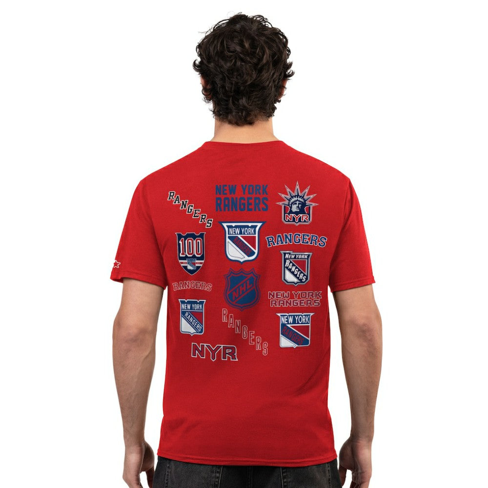 New York Rangers Starter Logo Collage T-Shirt Outlet