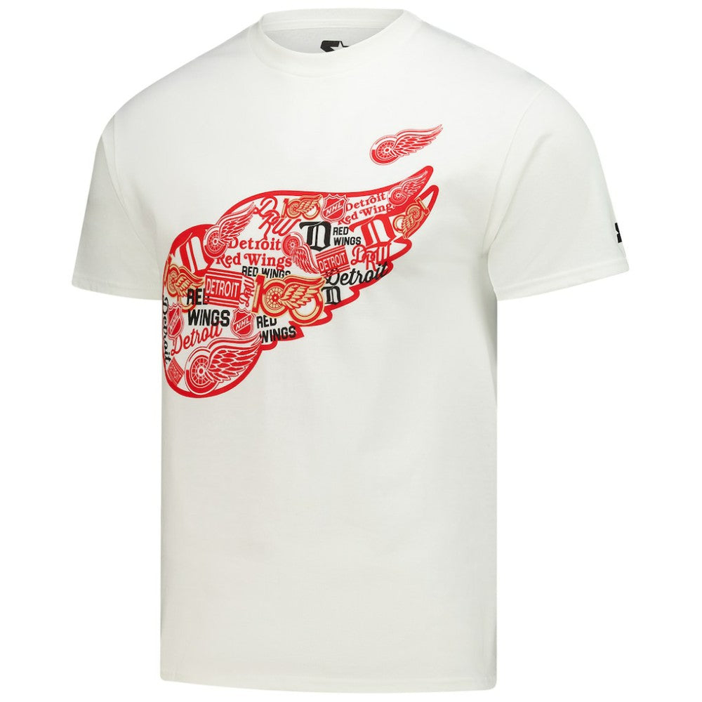 Detroit Red Wings Starter Logo Collage T-Shirt Discount