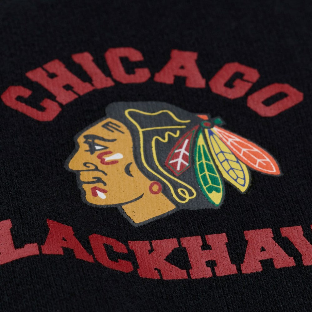 Chicago Blackhawks Mitchell & Ness Women's Crewneck Sweatshirt For Sale