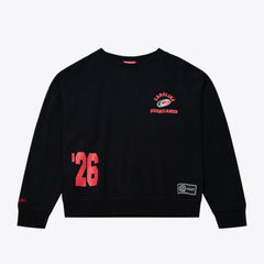 Carolina Hurricanes Mitchell & Ness Women's Crewneck Sweatshirt On Sale