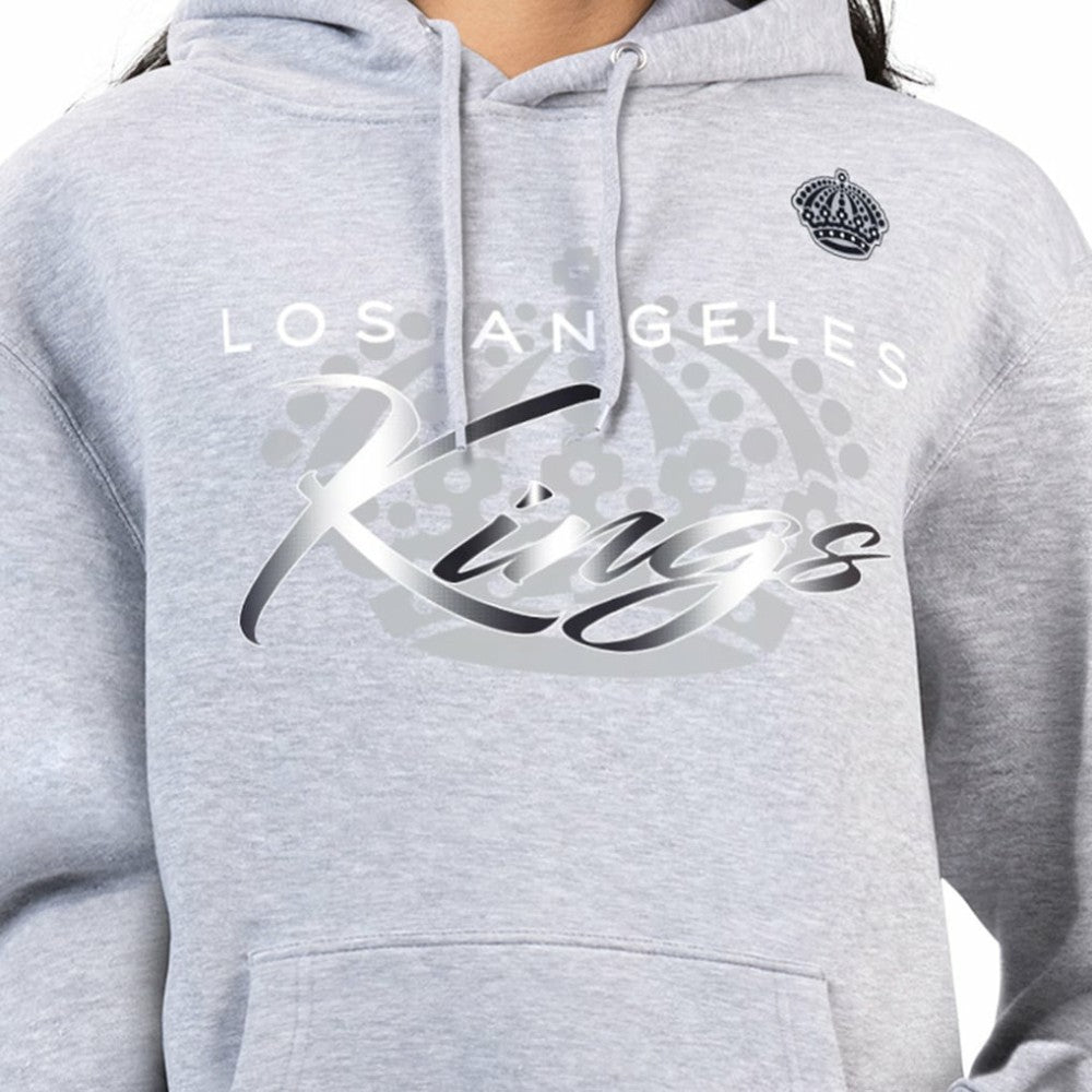 Los Angeles Kings G-III 4Her by Carl Banks Women's Shadow Logo Fleece Hoodie Online