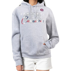 Montreal Canadiens G-III 4Her by Carl Banks Women's Shadow Logo Fleece Hoodie On Sale