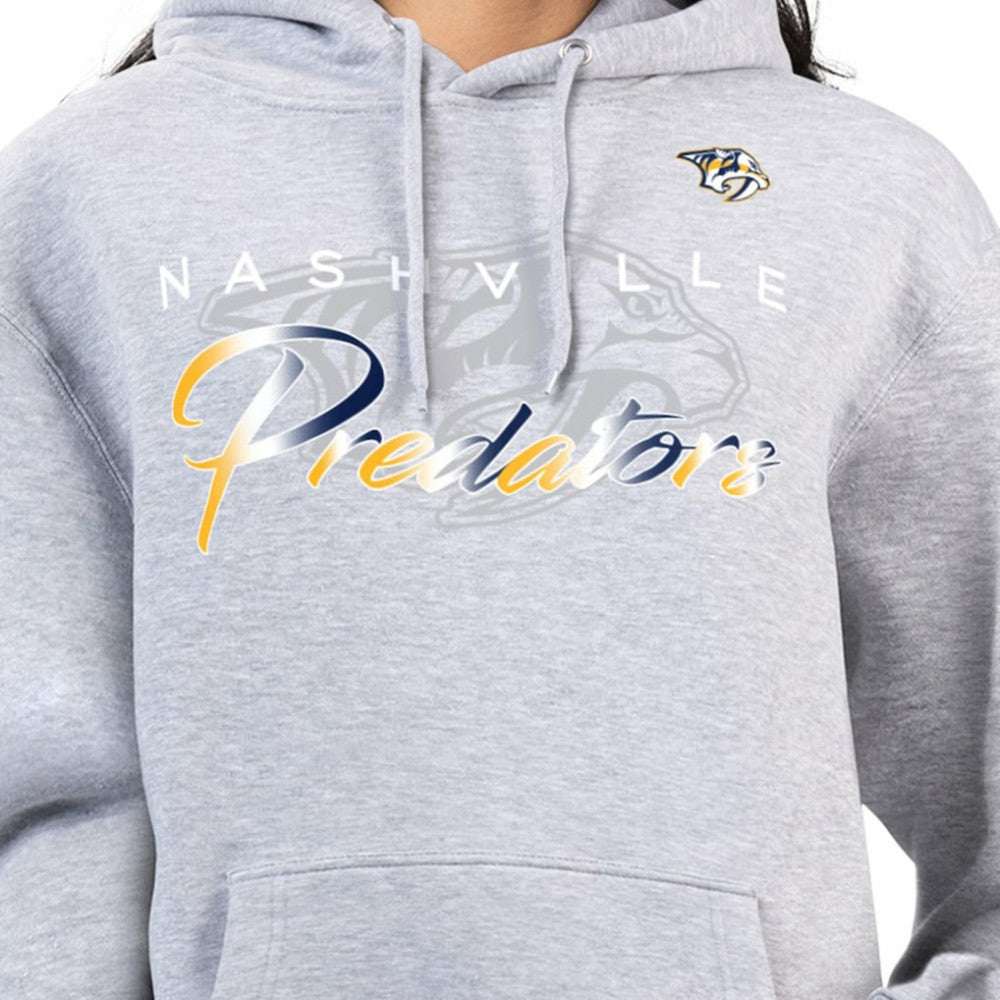 Nashville Predators G-III 4Her by Carl Banks Women's Shadow Logo Fleece Hoodie Sale