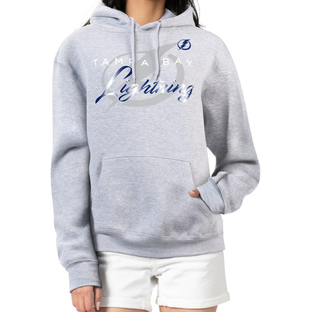 Tampa Bay Lightning G-III 4Her by Carl Banks Women's Shadow Logo Fleece Hoodie Outlet
