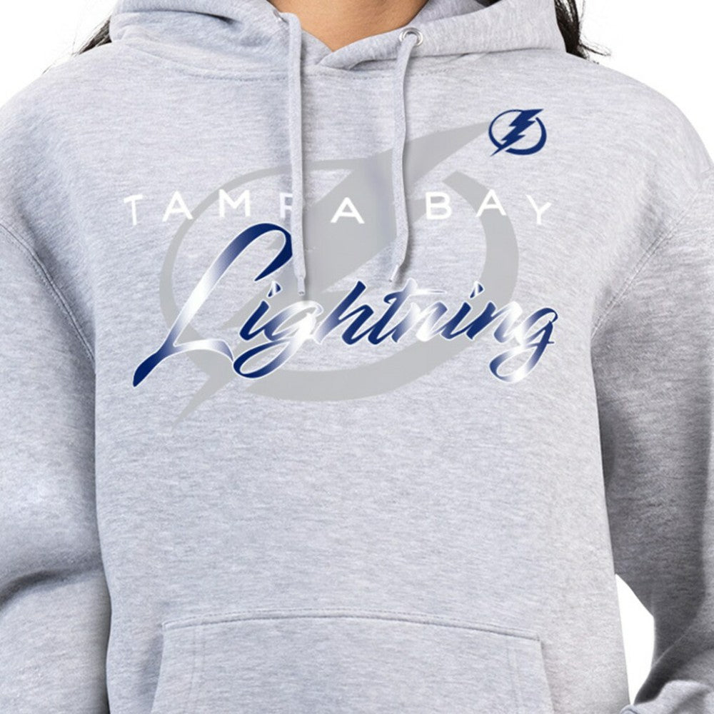 Tampa Bay Lightning G-III 4Her by Carl Banks Women's Shadow Logo Fleece Hoodie Outlet