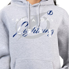 Tampa Bay Lightning G-III 4Her by Carl Banks Women's Shadow Logo Fleece Hoodie Outlet