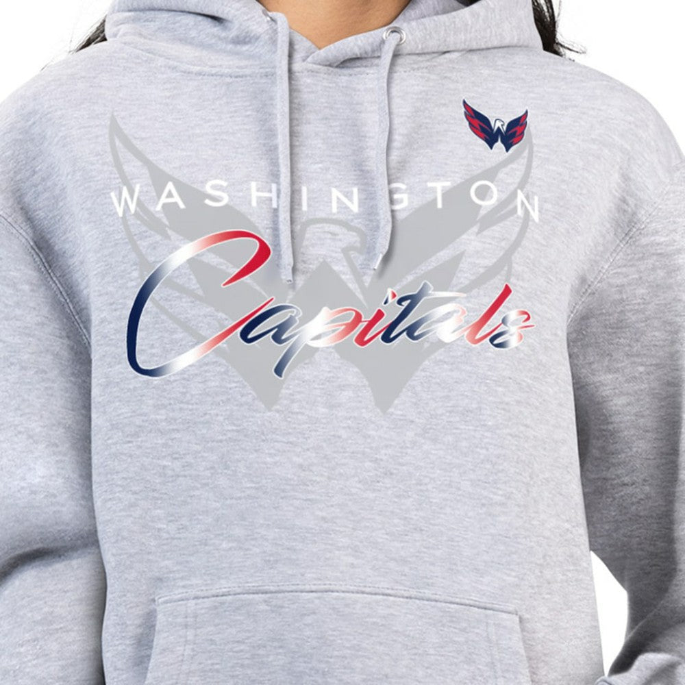 Washington Capitals G-III 4Her by Carl Banks Women's Shadow Logo Fleece Hoodie Outlet