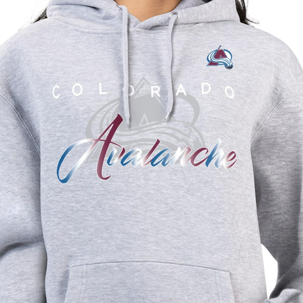 Colorado Avalanche G-III 4Her by Carl Banks Women's Shadow Logo Fleece Hoodie Sale