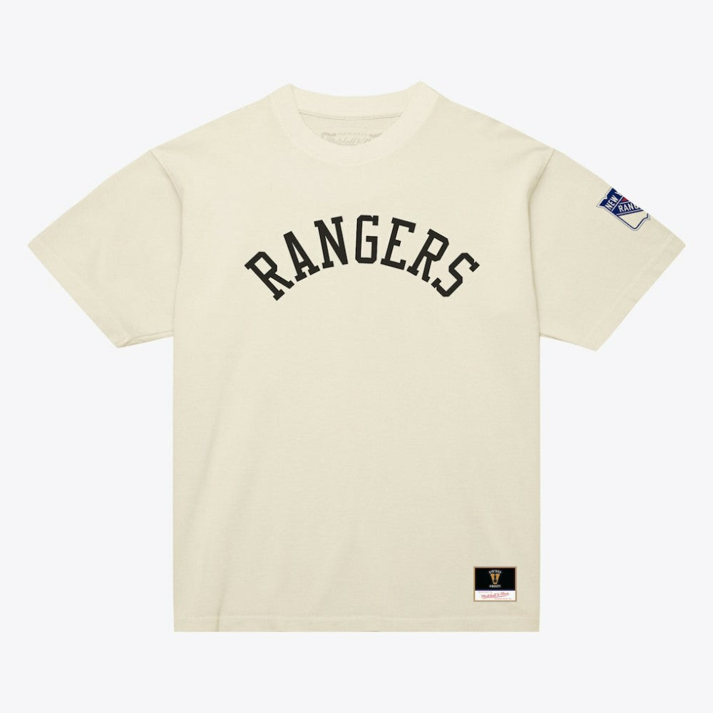 New York Rangers Mitchell & Ness Unisex Arched Team T-Shirt For Sale