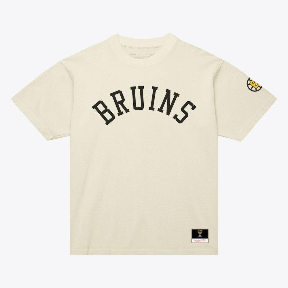 Boston Bruins Mitchell & Ness Unisex Arched Team T-Shirt On Sale