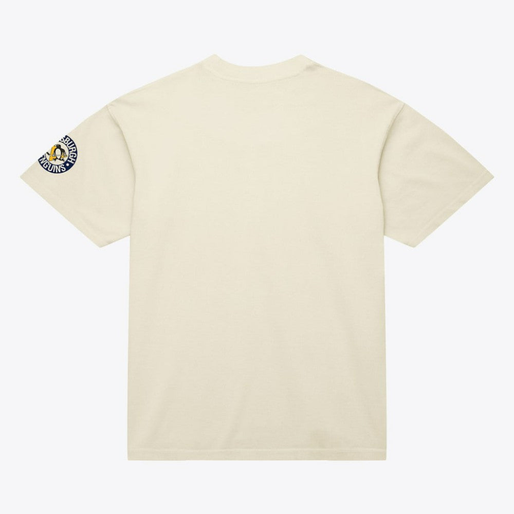 Pittsburgh Penguins Mitchell & Ness Unisex Arched Team T-Shirt Sale