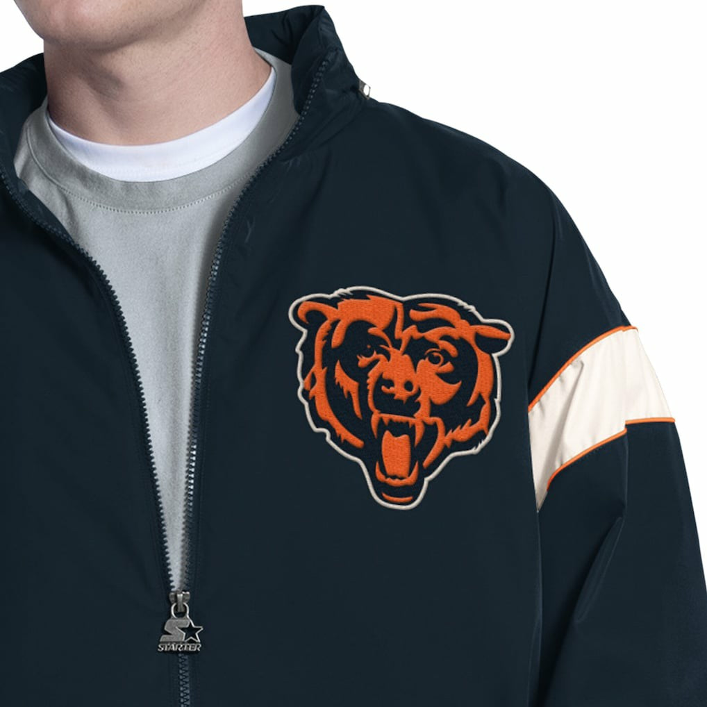 Chicago Bears  Starter The Gust Full-Zip Hooded Jacket