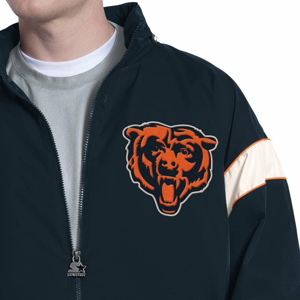 Chicago Bears  Starter The Gust Full-Zip Hooded Jacket