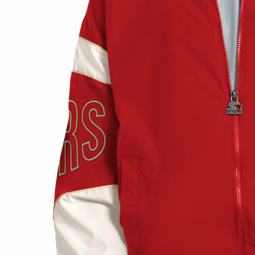 San Francisco 49ers  Starter The Gust Full-Zip Hooded Jacket