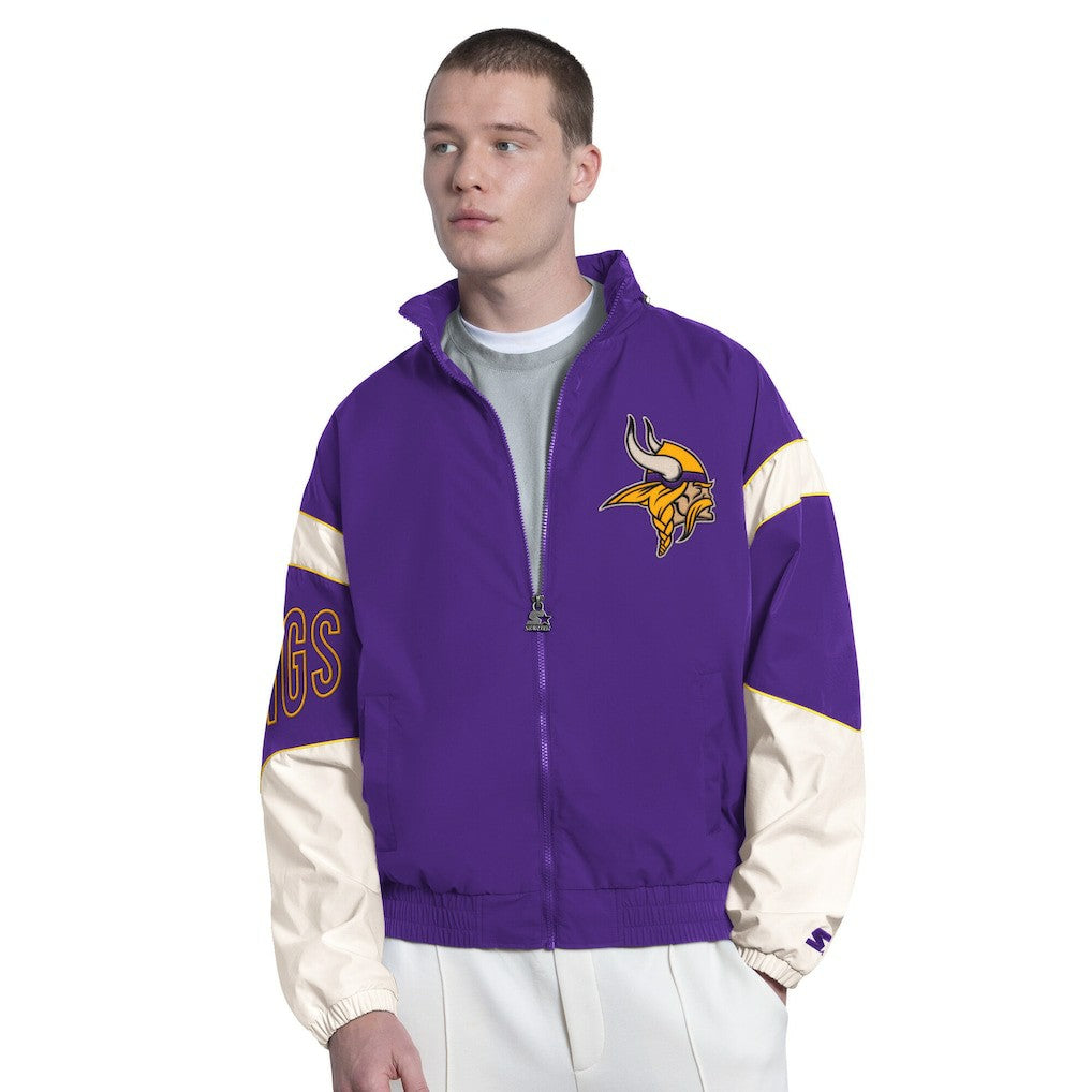 Minnesota Vikings  Starter The Gust Full-Zip Hooded Jacket