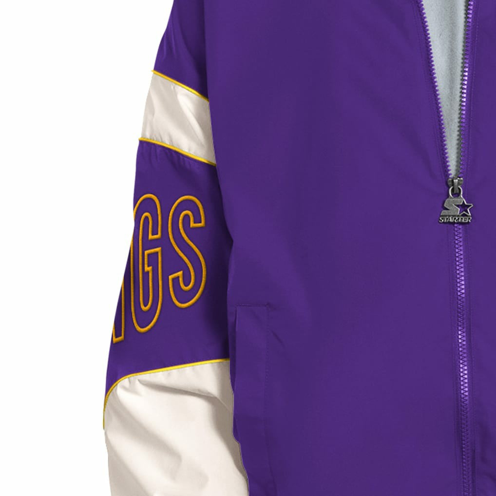 Minnesota Vikings  Starter The Gust Full-Zip Hooded Jacket
