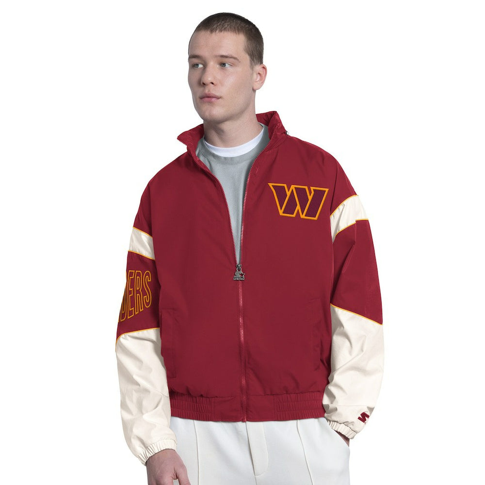 Washington Commanders  Starter The Gust Full-Zip Hooded Jacket