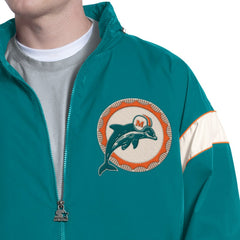 Miami Dolphins  Starter The Gust Full-Zip Hooded Jacket