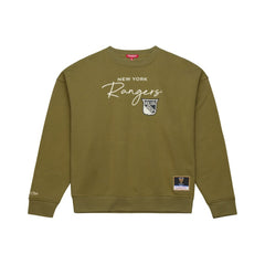New York Rangers Mitchell & Ness Women's Fleece Sweatshirt On Sale