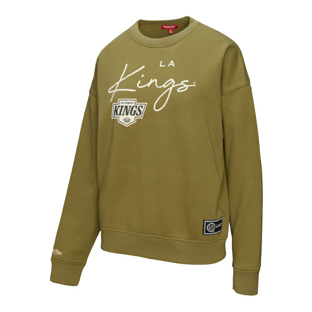 Los Angeles Kings Mitchell & Ness Women's Fleece Sweatshirt On Sale