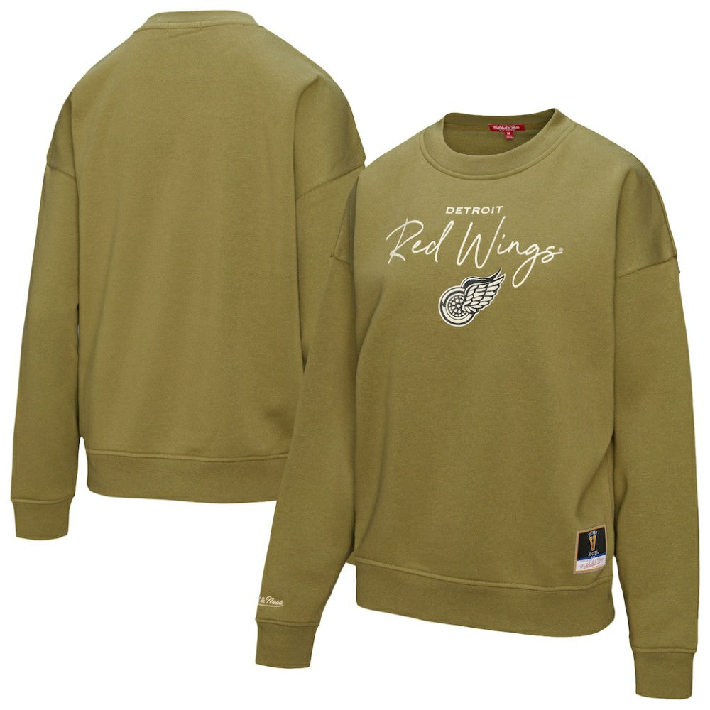 Detroit Red Wings Mitchell & Ness Women's Fleece Sweatshirt For Sale