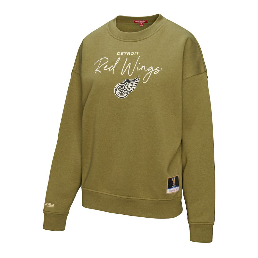 Detroit Red Wings Mitchell & Ness Women's Fleece Sweatshirt For Sale