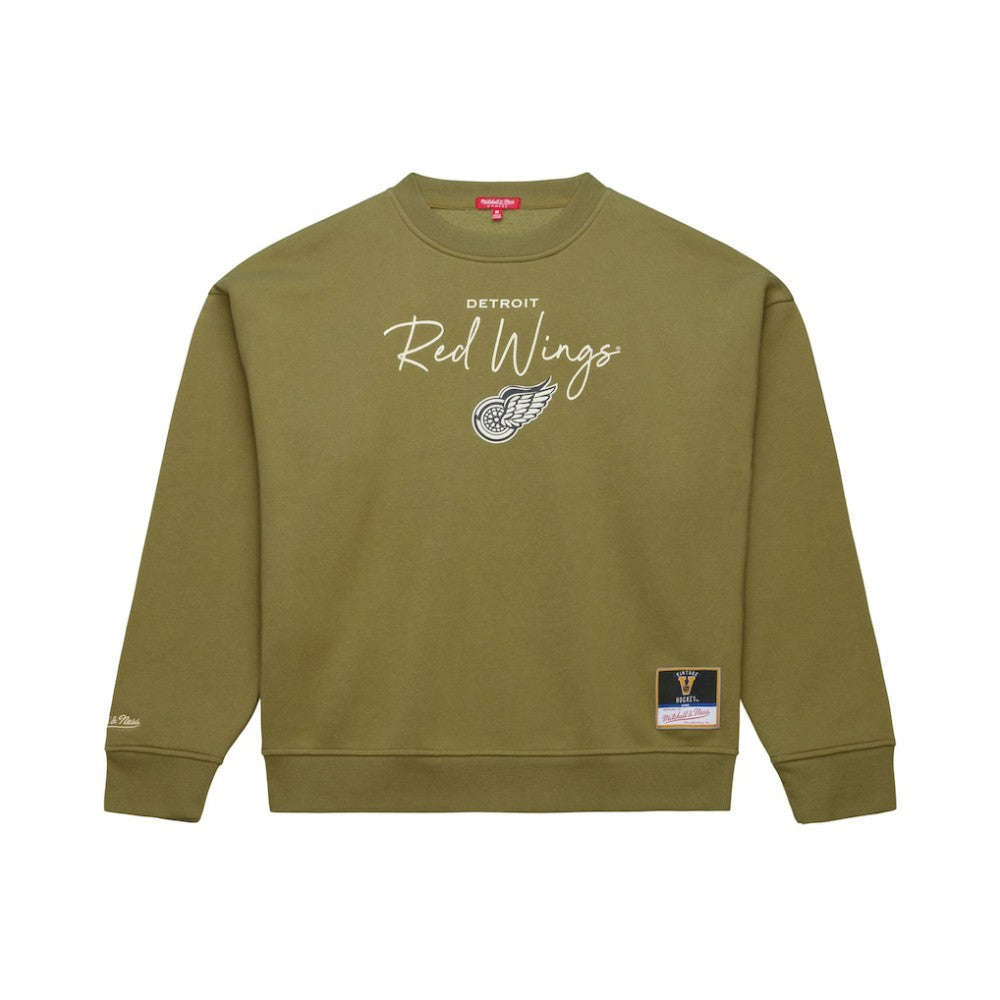 Detroit Red Wings Mitchell & Ness Women's Fleece Sweatshirt For Sale