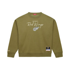 Detroit Red Wings Mitchell & Ness Women's Fleece Sweatshirt For Sale