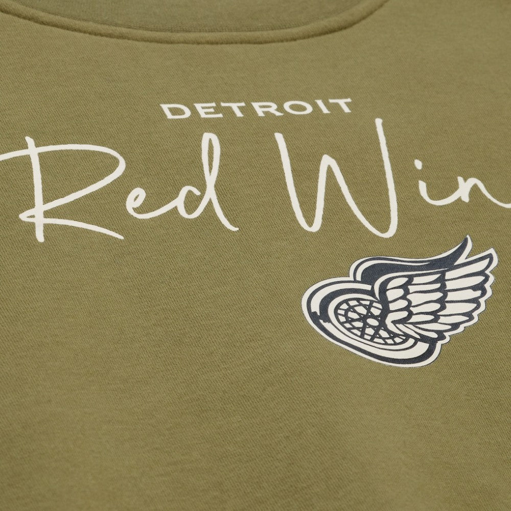 Detroit Red Wings Mitchell & Ness Women's Fleece Sweatshirt For Sale