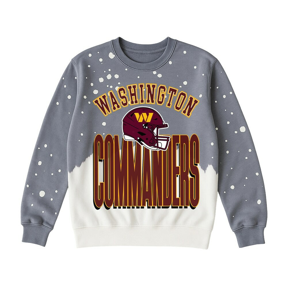 Washington Commanders  Gameday Couture Women's Arch Rivals Faded Wash Sweatshirt