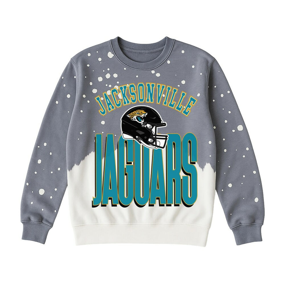 Jacksonville Jaguars  Gameday Couture Women's Arch Rivals Faded Wash Sweatshirt