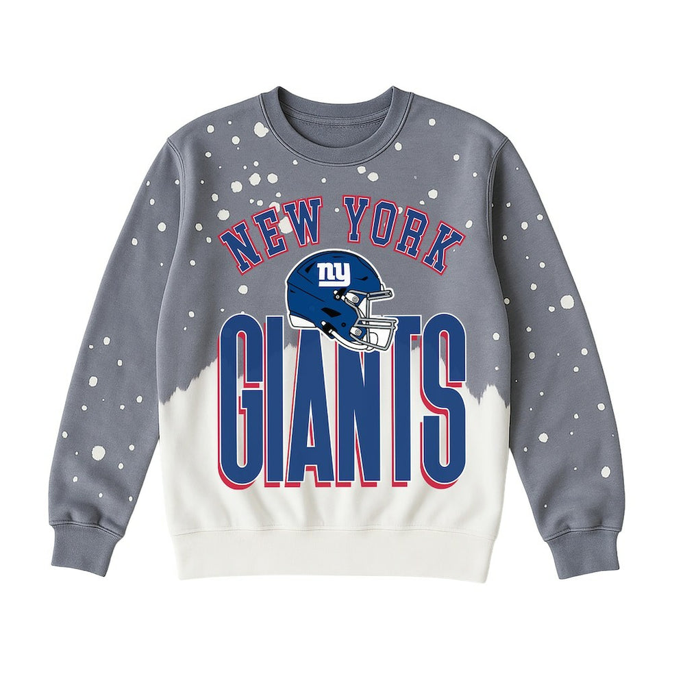 New York Giants  Gameday Couture Women's Arch Rivals Faded Wash Sweatshirt