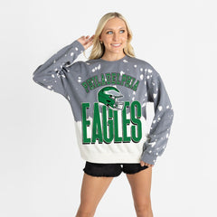 Philadelphia Eagles  Gameday Couture Women's Arch Rivals Faded Wash Sweatshirt
