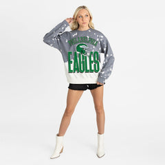 Philadelphia Eagles  Gameday Couture Women's Arch Rivals Faded Wash Sweatshirt
