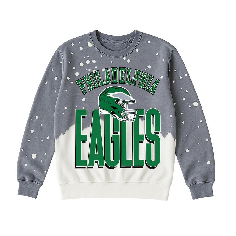 Philadelphia Eagles  Gameday Couture Women's Arch Rivals Faded Wash Sweatshirt