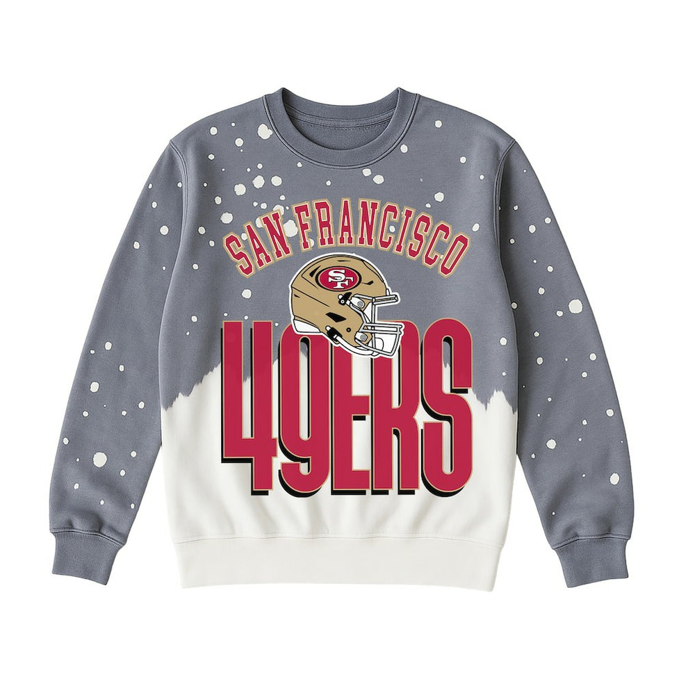 San Francisco 49ers  Gameday Couture Women's Arch Rivals Faded Wash Sweatshirt