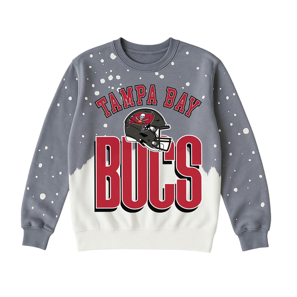 Tampa Bay Buccaneers  Gameday Couture Women's Arch Rivals Faded Wash Sweatshirt