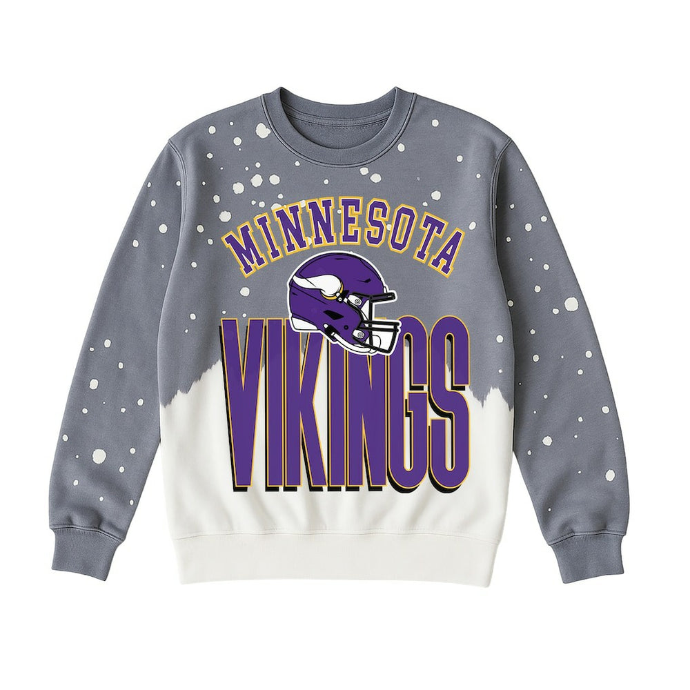 Minnesota Vikings  Gameday Couture Women's Arch Rivals Faded Wash Sweatshirt