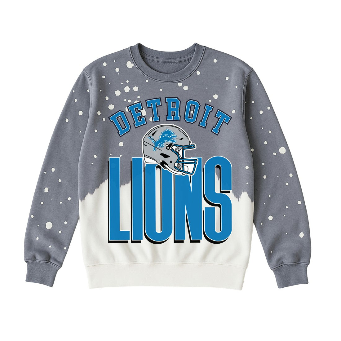 Detroit Lions  Gameday Couture Women's Arch Rivals Faded Wash Sweatshirt