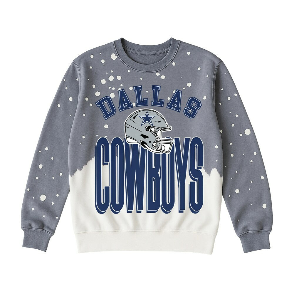Dallas Cowboys  Gameday Couture Women's Arch Rivals Faded Wash Sweatshirt