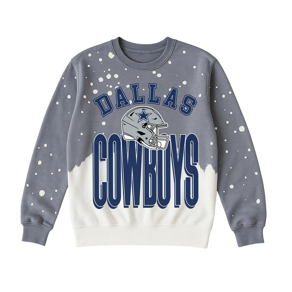 Dallas Cowboys  Gameday Couture Women's Arch Rivals Faded Wash Sweatshirt