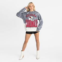 Arizona Cardinals  Gameday Couture Women's Arch Rivals Faded Wash Sweatshirt