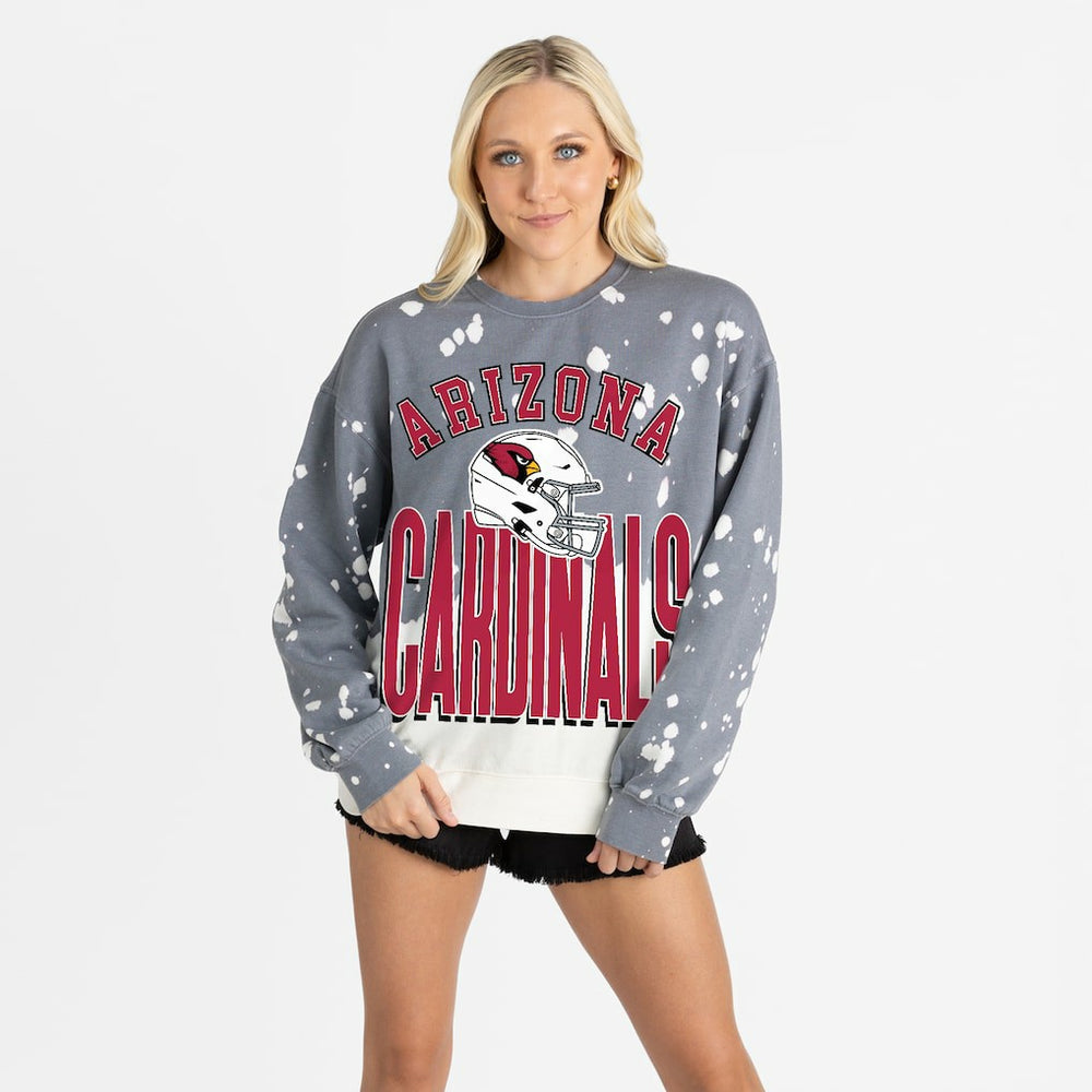 Arizona Cardinals  Gameday Couture Women's Arch Rivals Faded Wash Sweatshirt