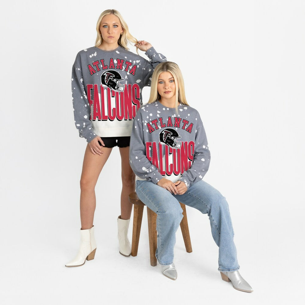 Atlanta Falcons  Gameday Couture Women's Arch Rivals Faded Wash Sweatshirt