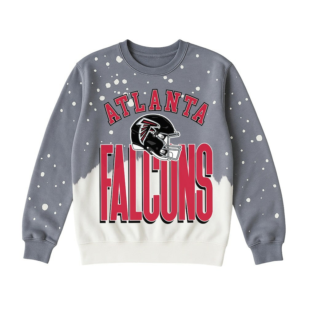 Atlanta Falcons  Gameday Couture Women's Arch Rivals Faded Wash Sweatshirt