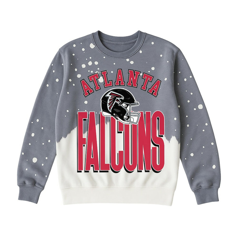 Atlanta Falcons  Gameday Couture Women's Arch Rivals Faded Wash Sweatshirt