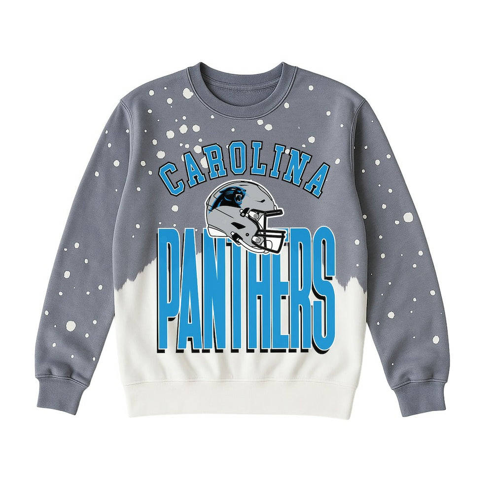 Carolina Panthers  Gameday Couture Women's Arch Rivals Faded Wash Sweatshirt